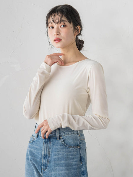 シアーベロアカットソー≪手洗い可能≫