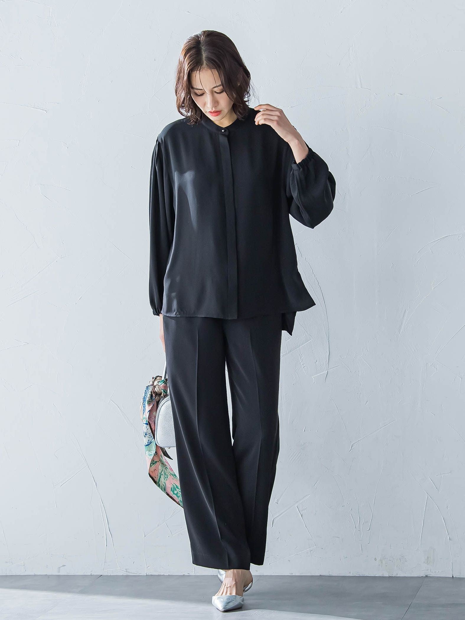 【WEB限定】【11号あり】接触冷感リラックスパンツ≪セットアップ対応/洗える≫