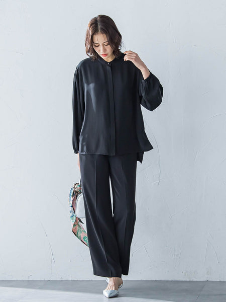 【WEB限定】【11号あり】接触冷感リラックスパンツ≪セットアップ対応/洗える≫