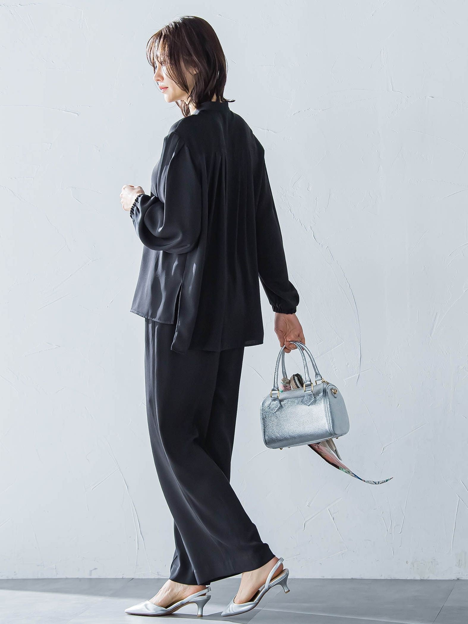 【WEB限定】【11号あり】接触冷感リラックスパンツ≪セットアップ対応/洗える≫