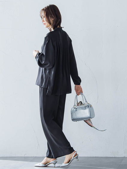 【WEB限定】【11号あり】接触冷感リラックスパンツ≪セットアップ対応/洗える≫