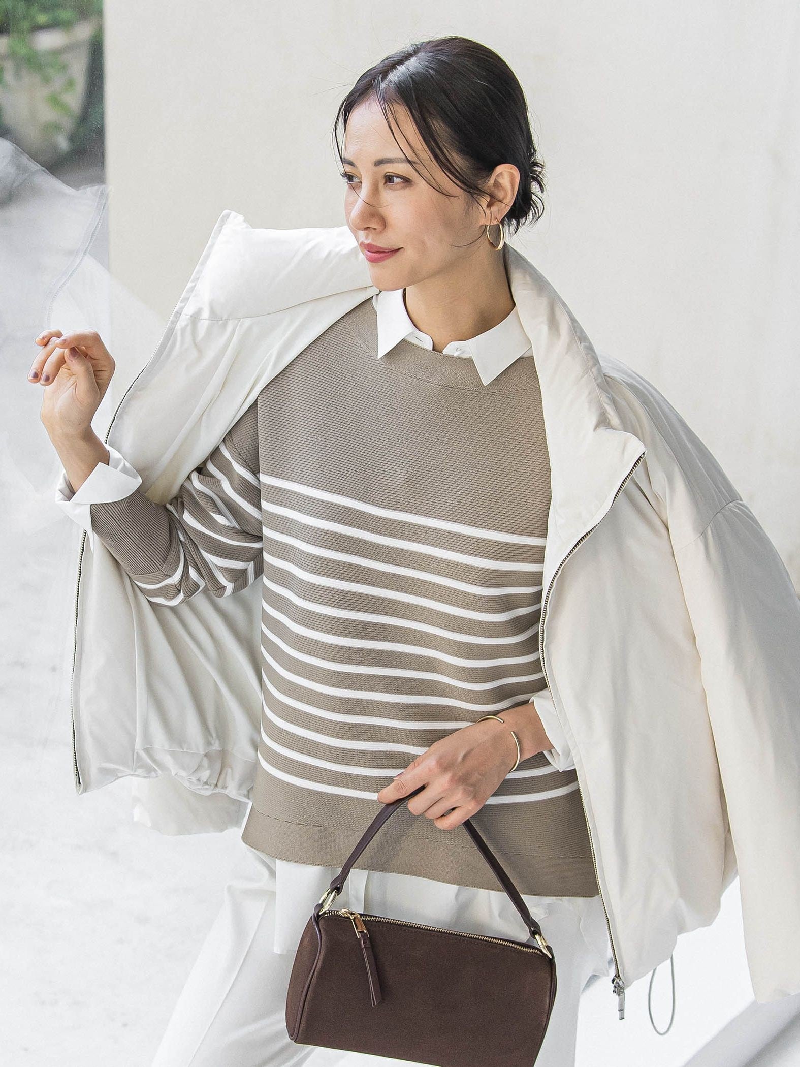 スタンドカラーダウンブルゾン≪WEB限定11号サイズ≫