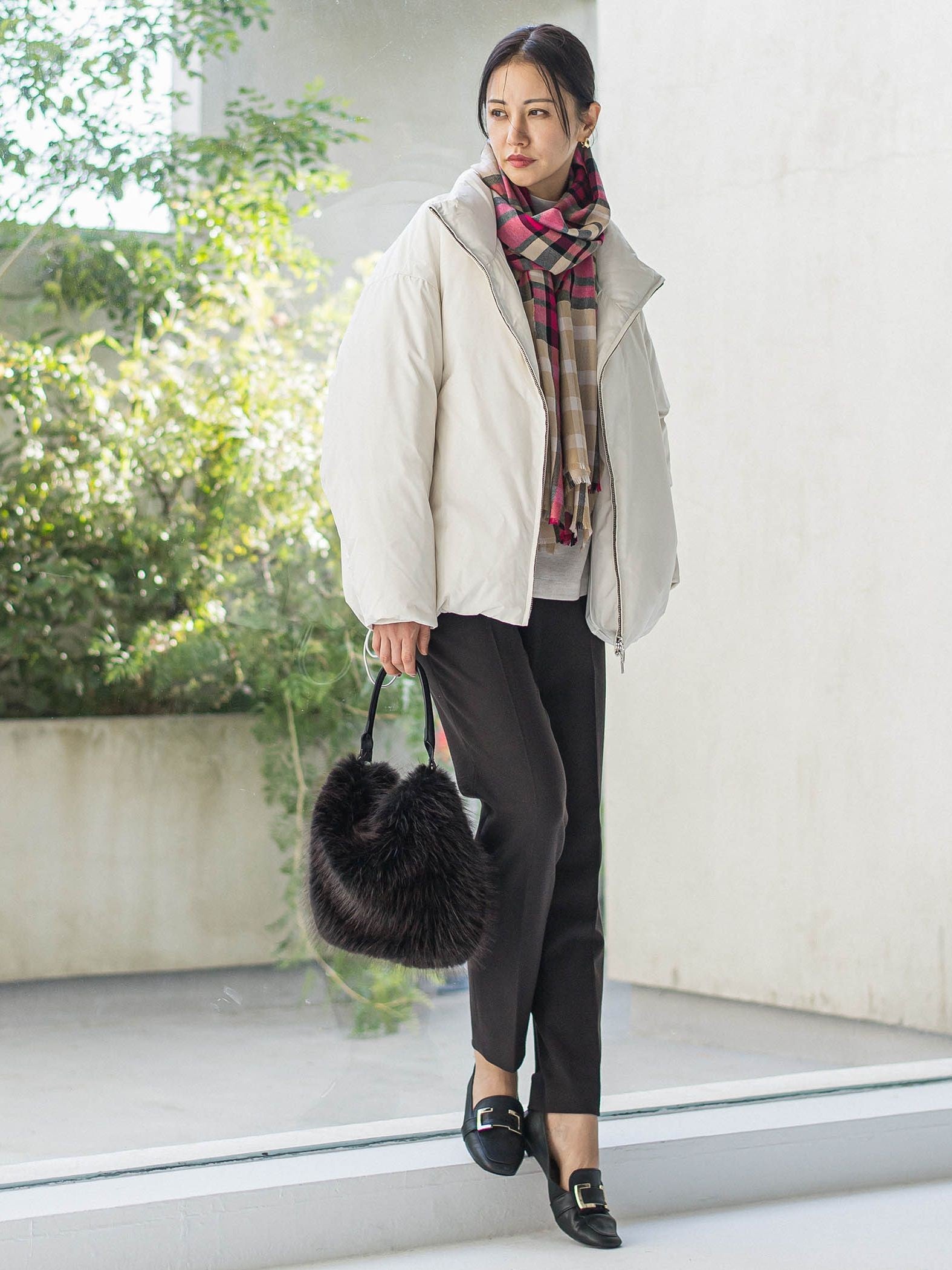 スタンドカラーダウンブルゾン≪WEB限定11号サイズ≫