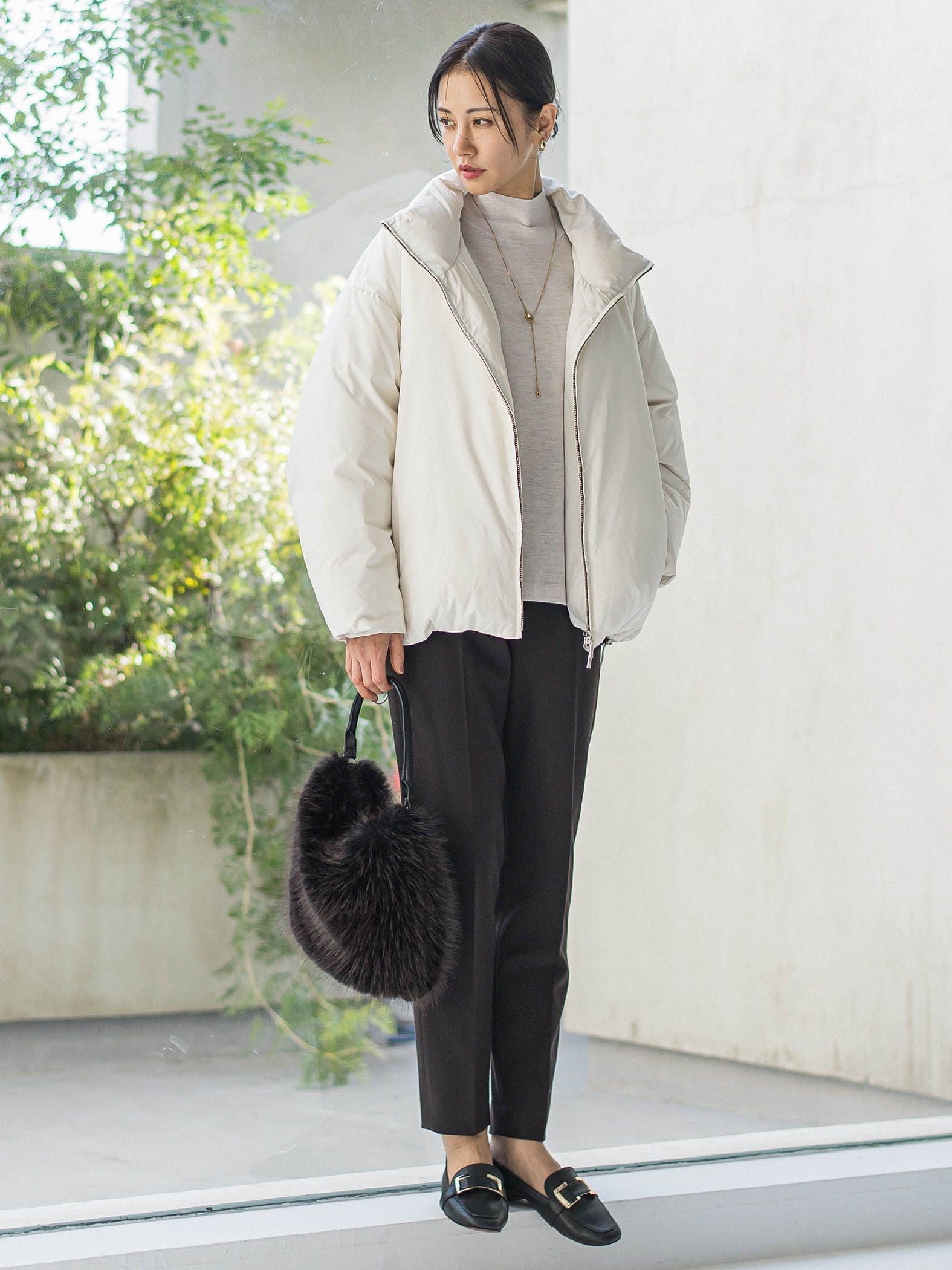 スタンドカラーダウンブルゾン≪WEB限定11号サイズ≫