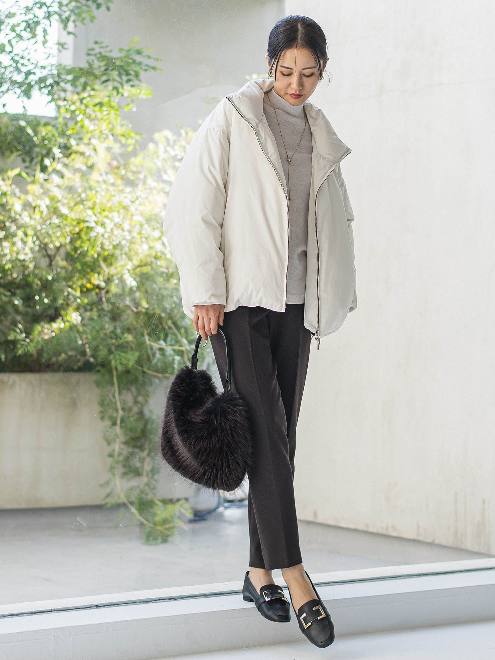 スタンドカラーダウンブルゾン≪WEB限定11号サイズ≫