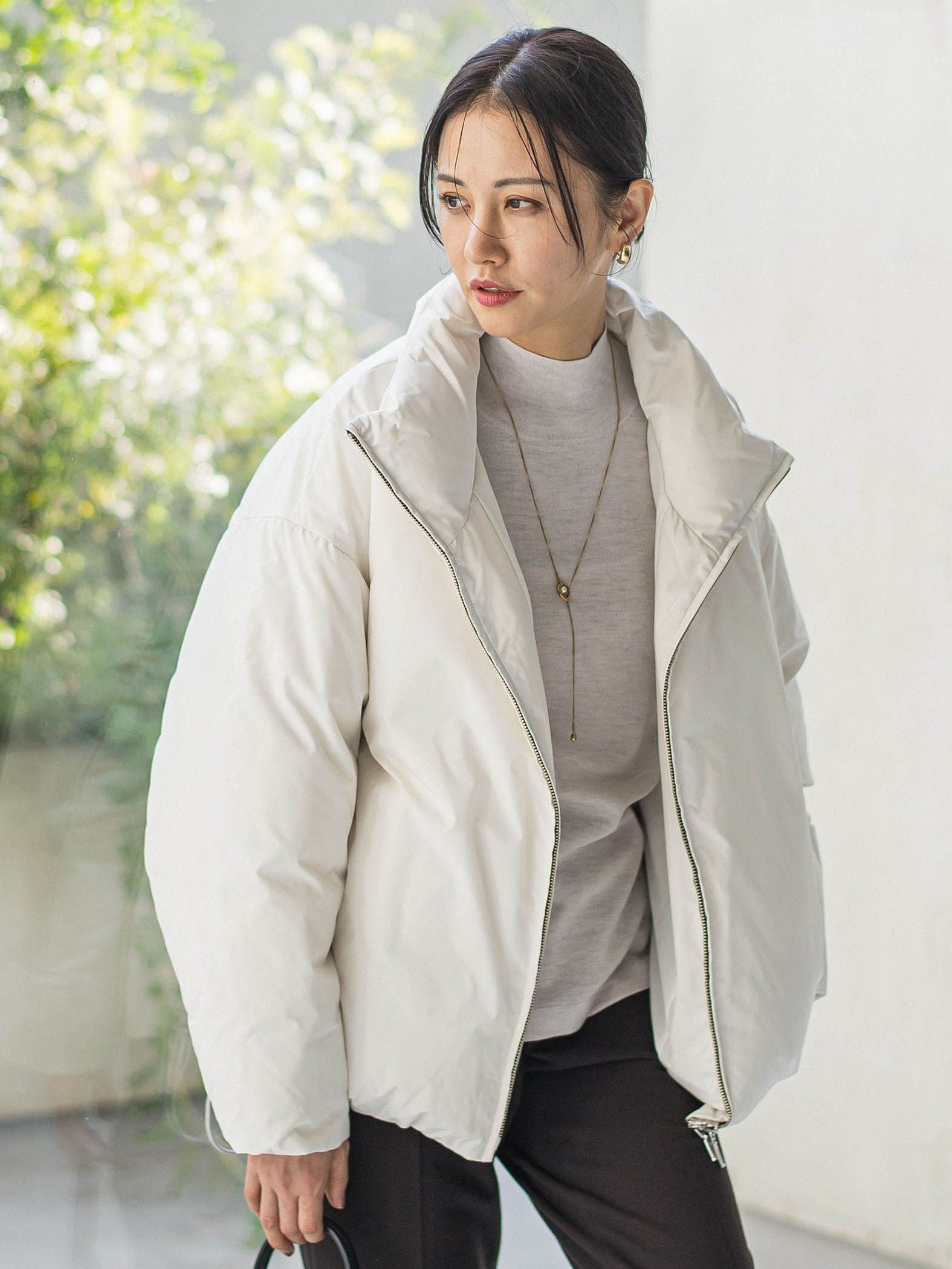 スタンドカラーダウンブルゾン≪WEB限定11号サイズ≫