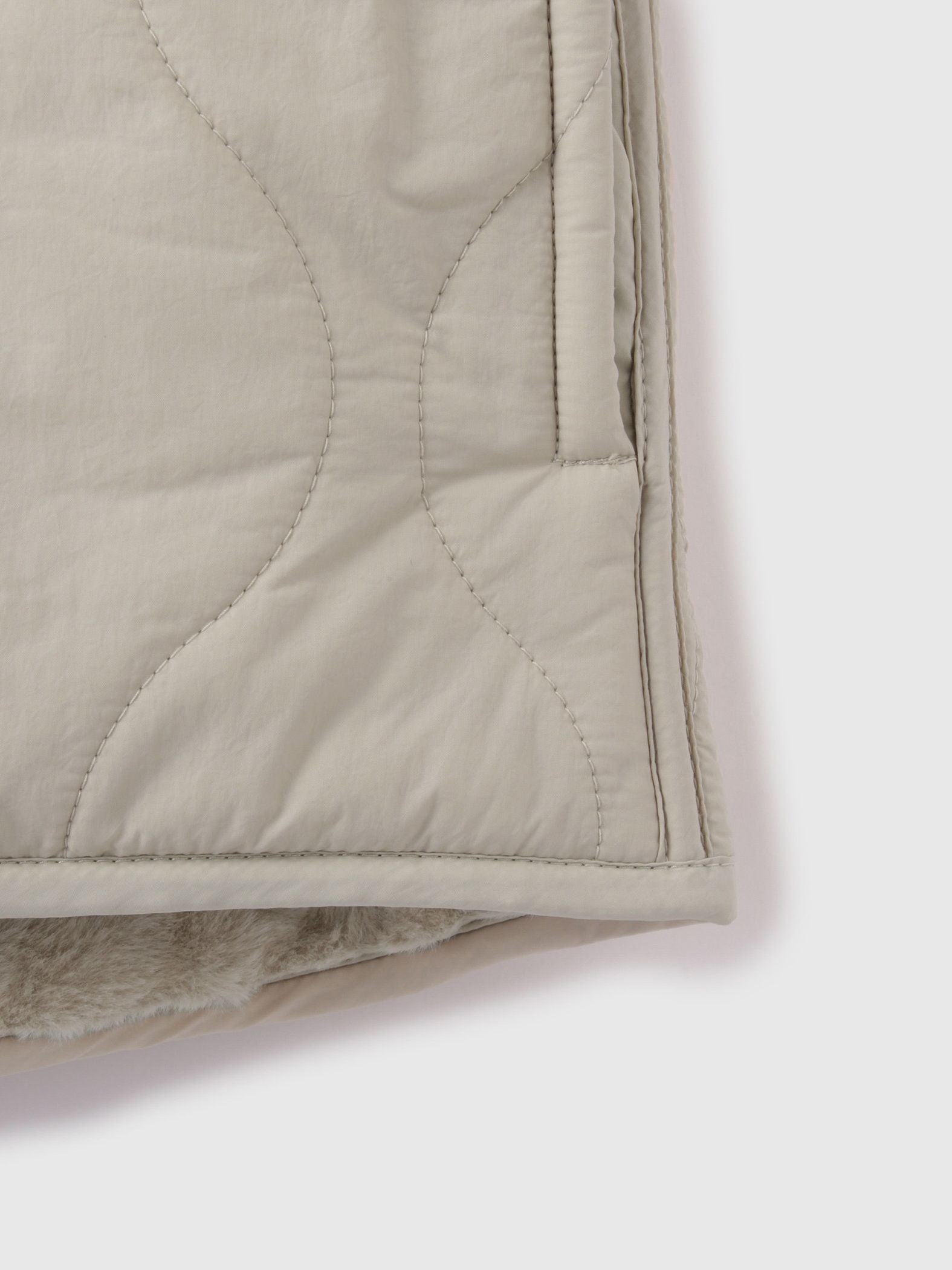 ひょうたんキルトリバーシブルZIPジャケット