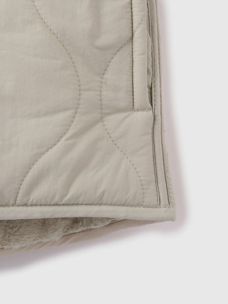 ひょうたんキルトリバーシブルZIPジャケット