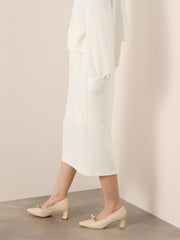 《予約販売》【ふんわり、きちんと。】ライトダンボールスカート≪手洗い可能≫