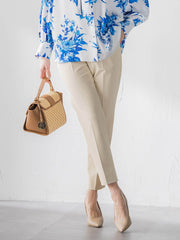 美シルエットテーパードパンツ