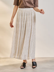 ランダムドットマジョリカプリーツスカート