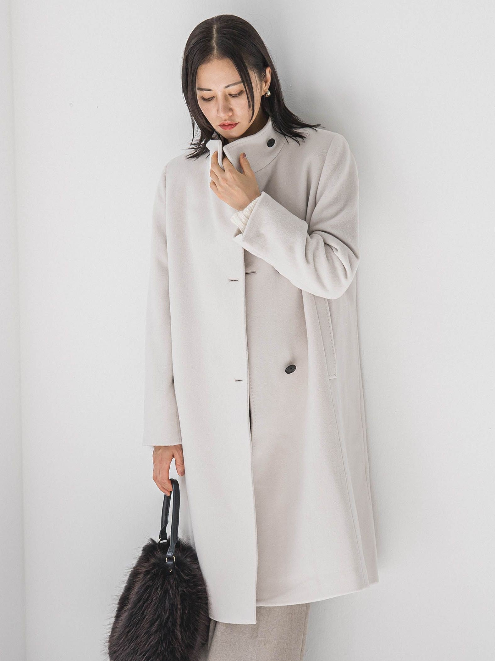 【カタログ掲載】プレミアムウールカシミヤロングコート