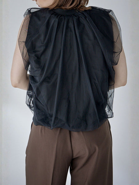 Chulle gather tops 【日本製】≪手洗い可能≫