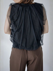 Chulle gather tops 【日本製】≪手洗い可能≫