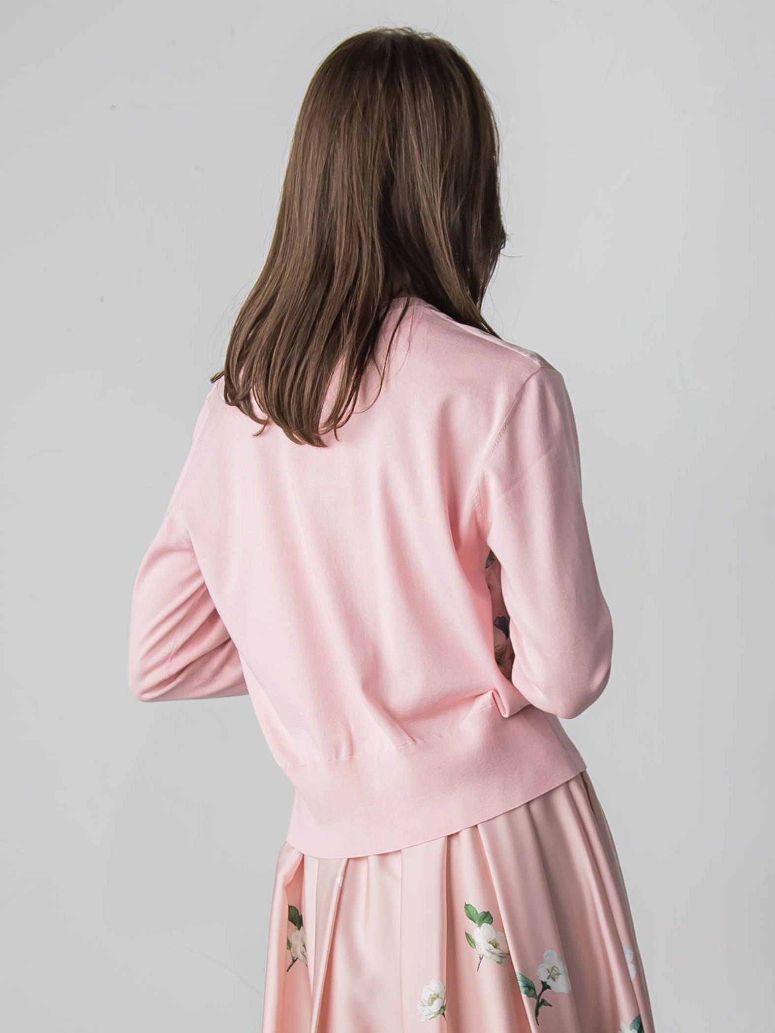 クリスマスローズカーディガン