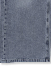 デニムワイドパンツ≪洗濯機で洗える≫