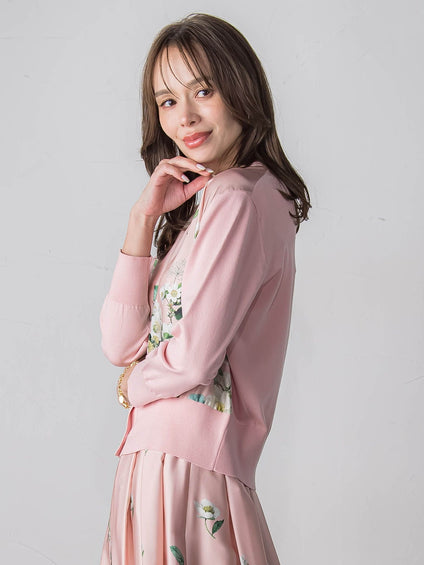 クリスマスローズカーディガン