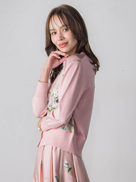 クリスマスローズカーディガン