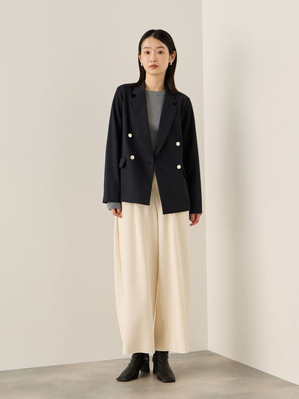 サイロスパンツイルテーラードジャケット≪手洗い可能≫