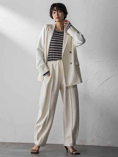 ”肌が喜ぶ”前後2WAYクルーネックロンT≪手洗い可能≫