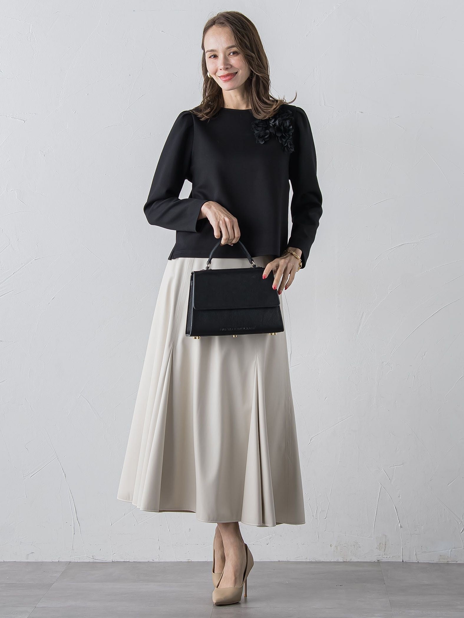 フェイクレザーマーメイドスカート