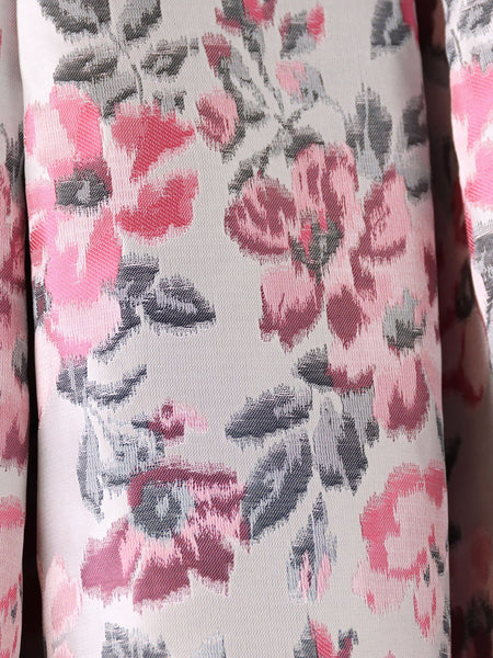 花柄タックスカート