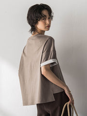 汗ジミ防止バイカラーTシャツ
