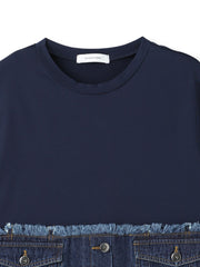 デニムドッキングTシャツ