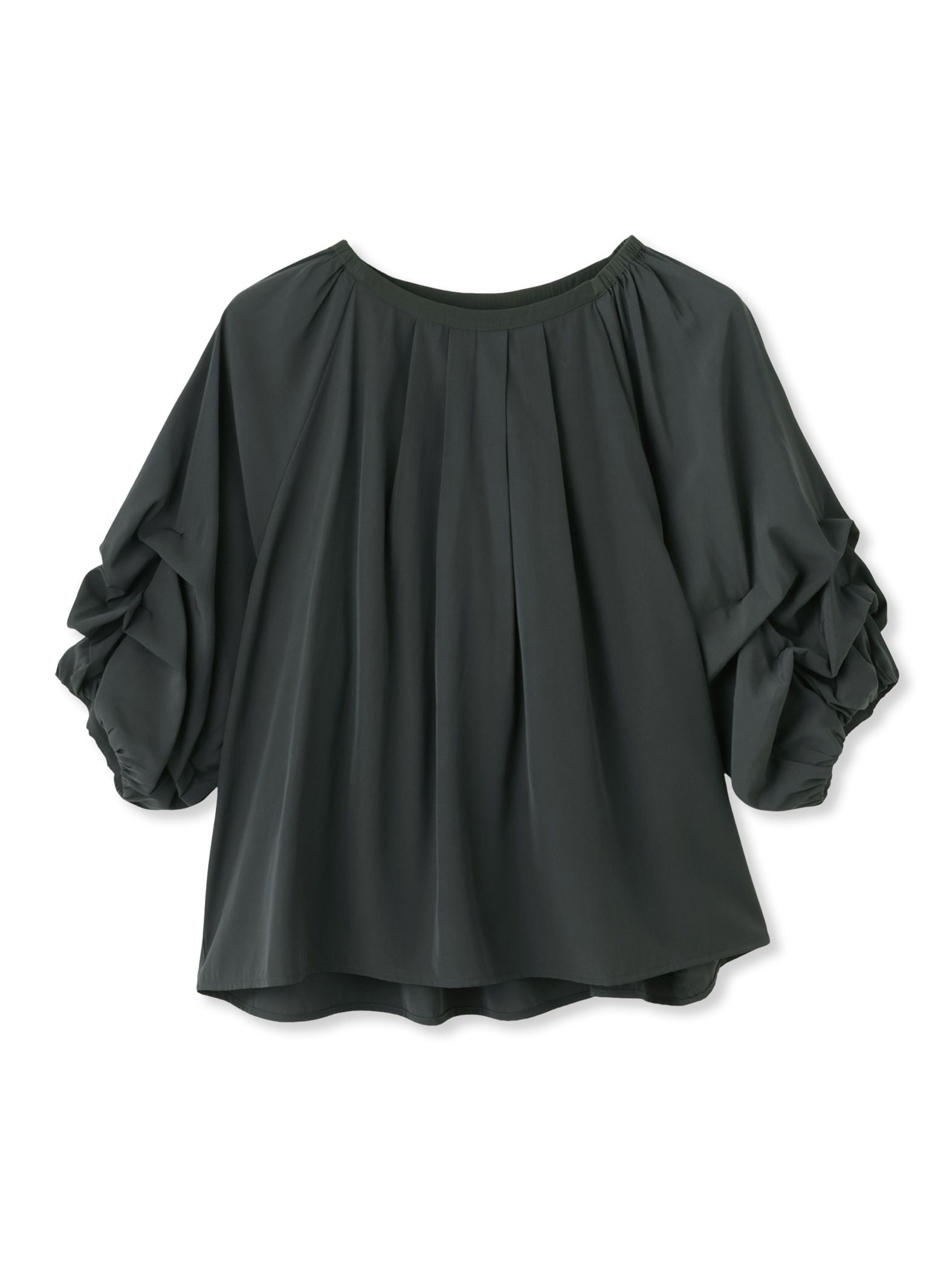 ホイップタックスリーブブラウス