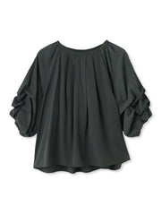 ホイップタックスリーブブラウス