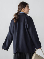 カシミヤコンライトリバーショートコート