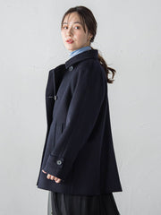 カシミヤコンライトリバーショートコート