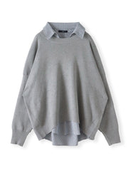 【WEB限定】”3コーデが叶う2点セット”ニット×シャツ≪手洗い可能≫