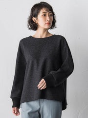 メルトンニットドッキングカットソー