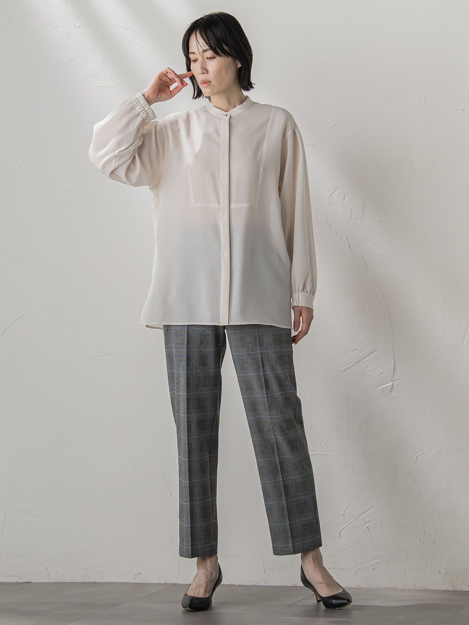 ピクシエスタストレートパンツ≪洗濯機で洗える≫