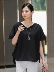≪さらっと快適≫カラミタンブラーブラウス