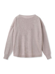 ペーパーブレンドルーズニットプルオーバー