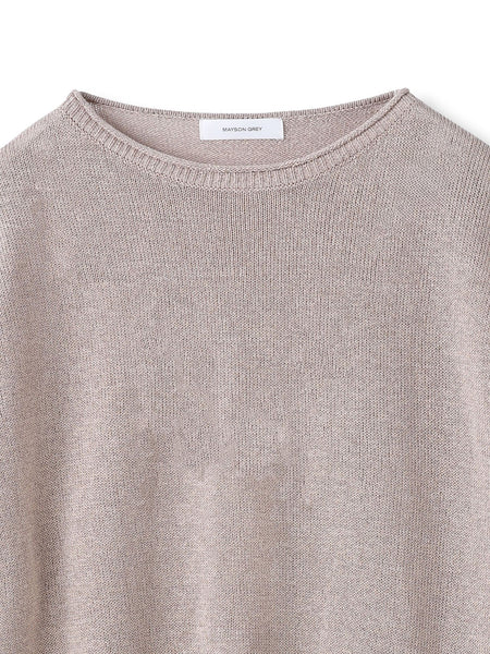 ペーパーブレンドルーズニットプルオーバー