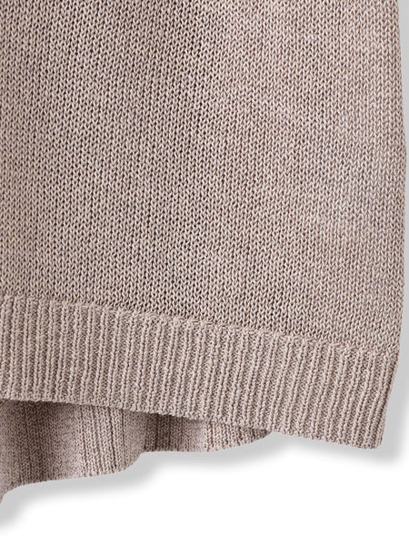 ペーパーブレンドルーズニットプルオーバー