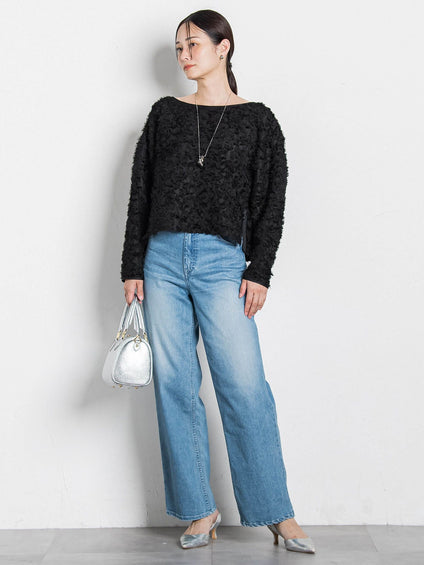 【コラボ商品】エディター東原妙子 × LAUTREAMONT /フェザージャガードブラウス