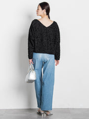 【コラボ商品】エディター東原妙子 × LAUTREAMONT /フェザージャガードブラウス