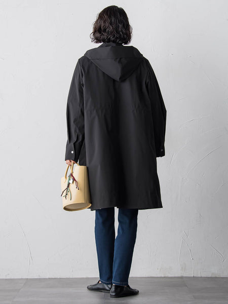 【大きいサイズ】パーテーションダウンロングコート