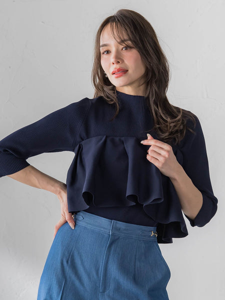 ケープ付き5wayニット