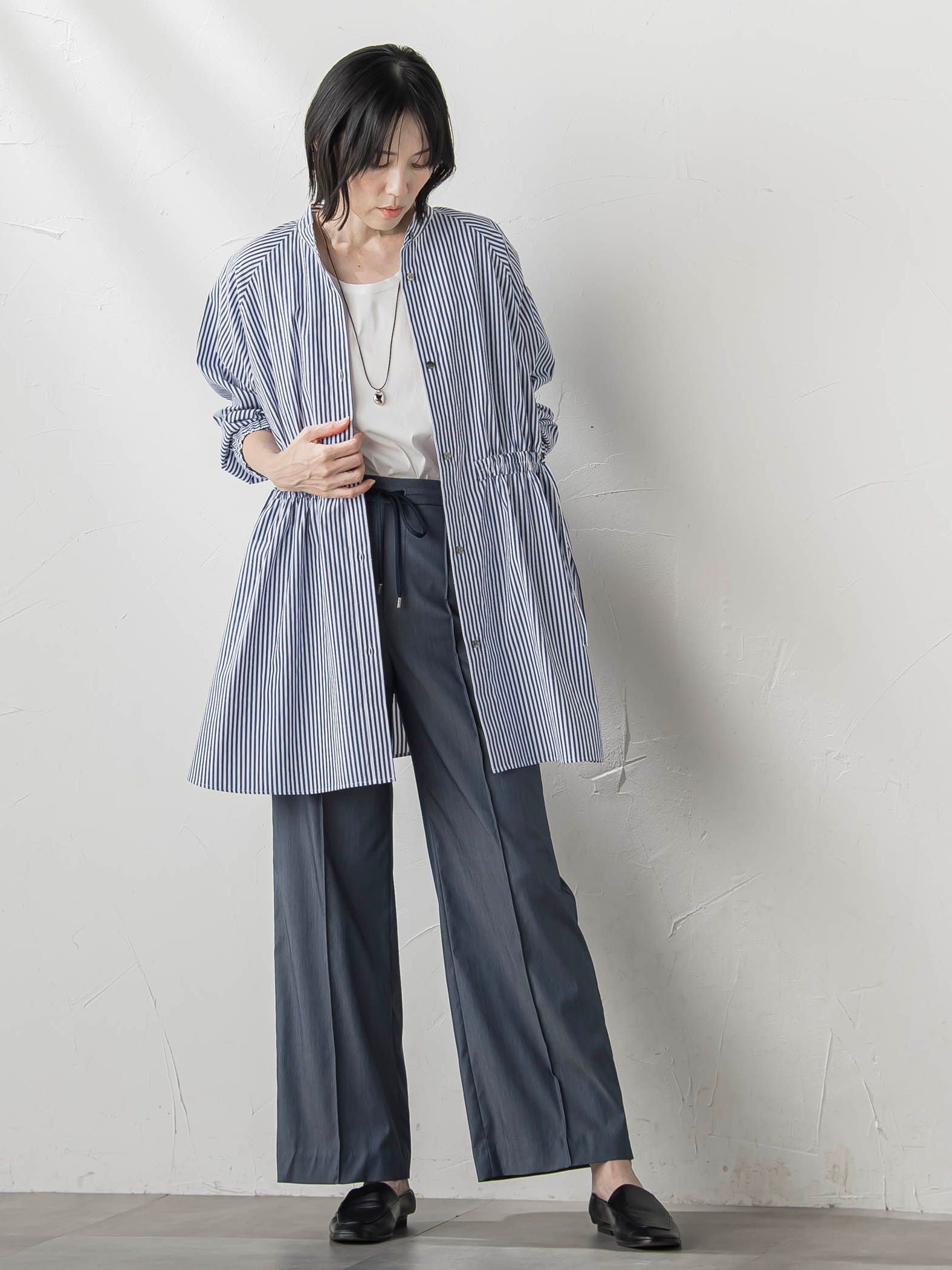 【WEB限定】“体型カバーも叶う”3WAYチュニックブラウス≪洗濯機で洗える≫