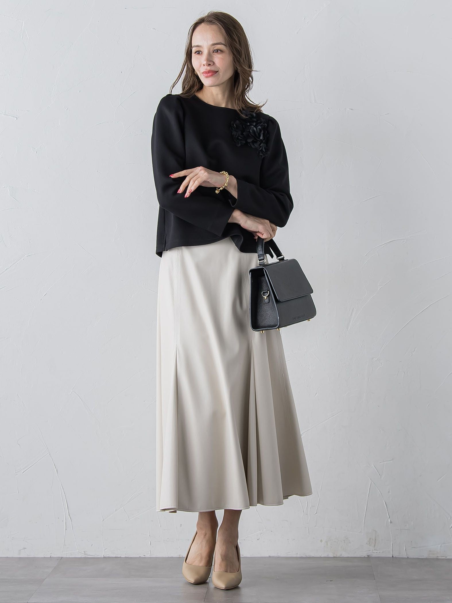 フェイクレザーマーメイドスカート