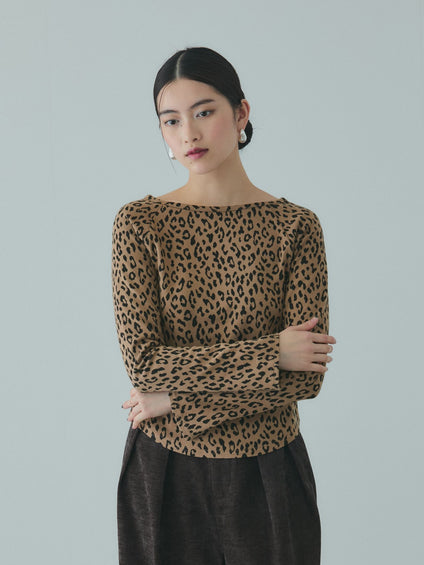 アニマルソウガラボートネックプルオーバー≪手洗い可能≫