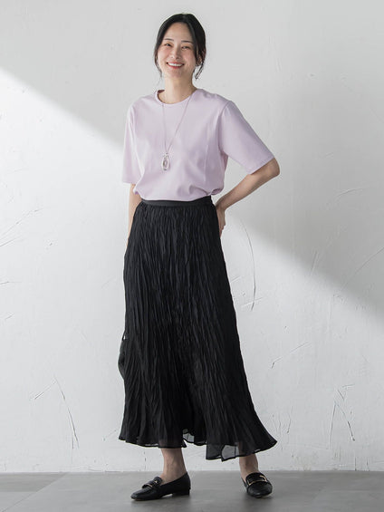 汗ジミ軽減カットソー