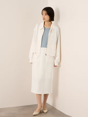 《予約販売》【ふんわり、きちんと。】ライトダンボールスカート≪手洗い可能≫