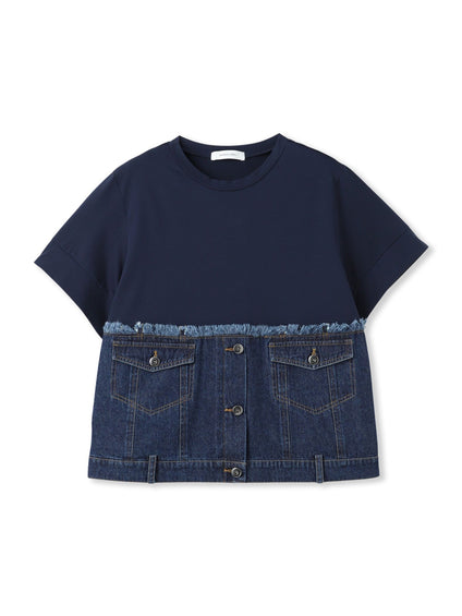 デニムドッキングTシャツ