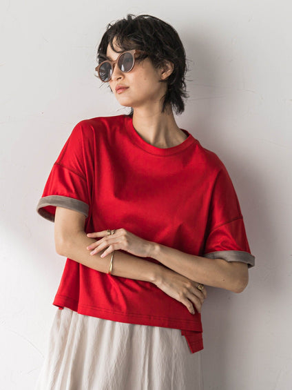 汗ジミ防止バイカラーTシャツ